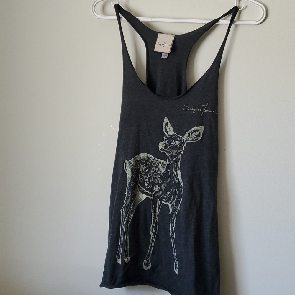 Charcoal deer muscle top